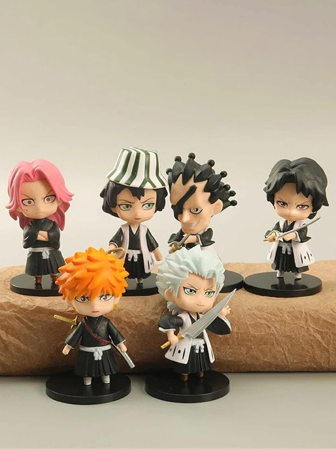 AUGEN Kids 6Pcs Bleach 6 Action Figure Toys