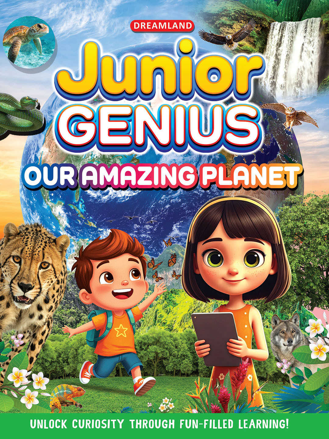Dreamalnd Junior Genius Our Amazing Planets Learning Book :Discover Earth, Mars & Facts