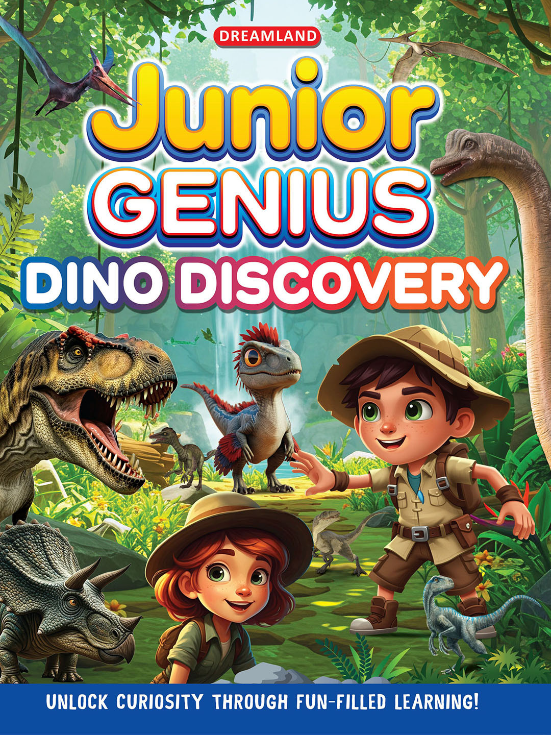 Dreamalnd Junior Genius:Dino Discovery Learning Book