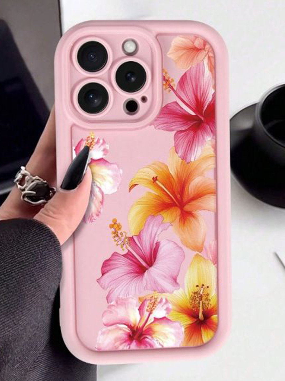 CASE CREATION Floral Printed iPhone 11 Back Case Mobile Accessories
