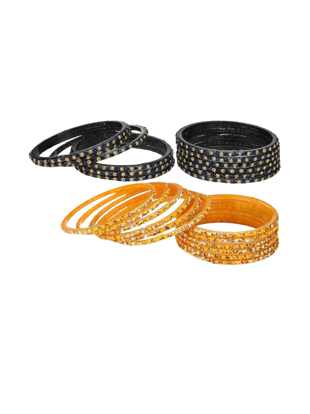 1ST TIME Black Alloy Bangle