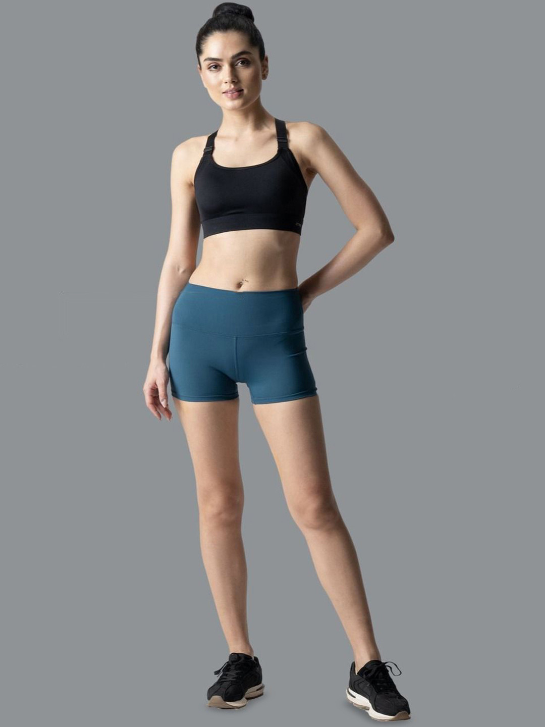 STRCH Women Skinny Fit Training or Gym Sports Shorts