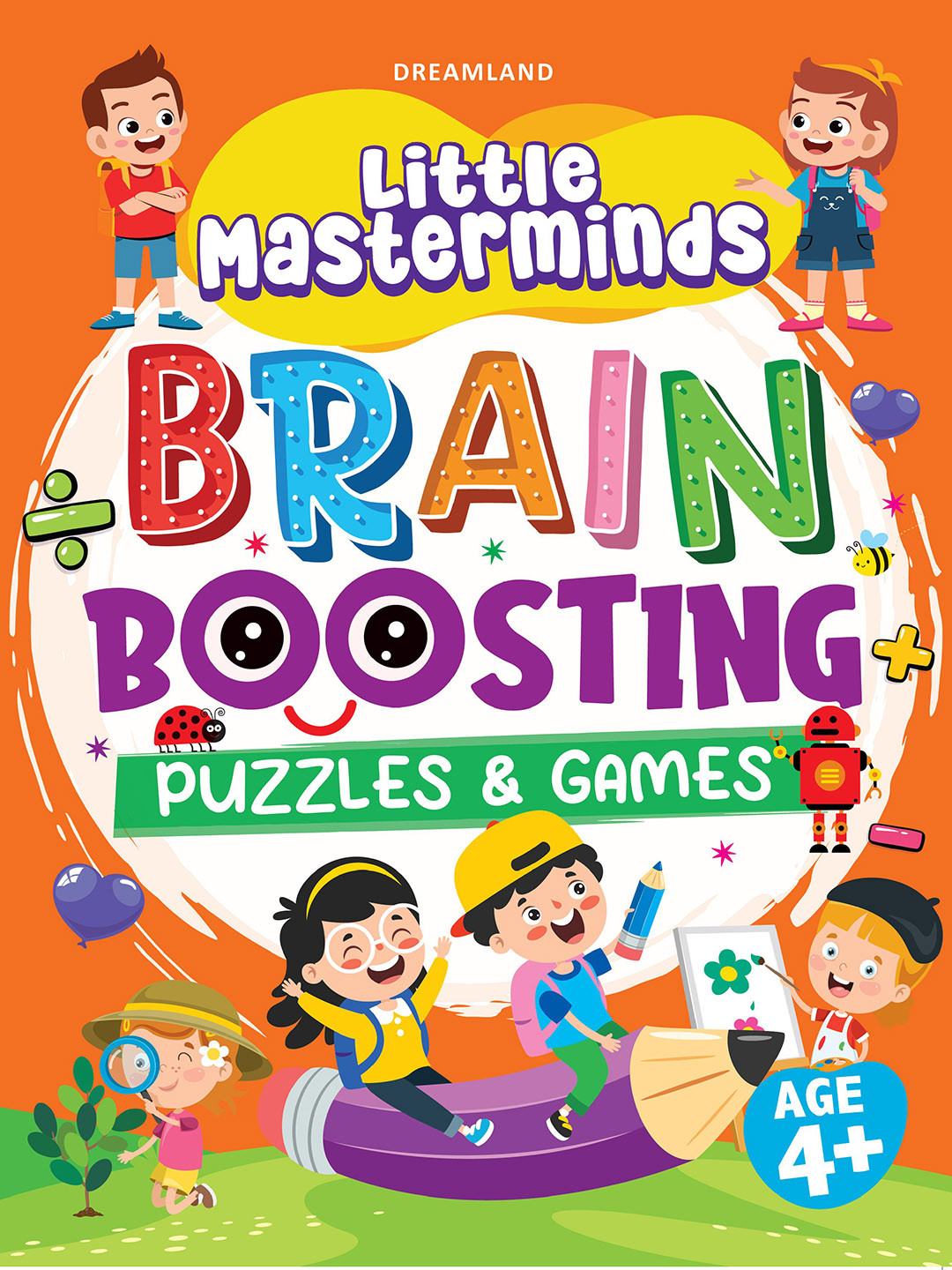Dreamland Kids Little Masterminds:Brain Boosting Puzzles & Games Activity Book