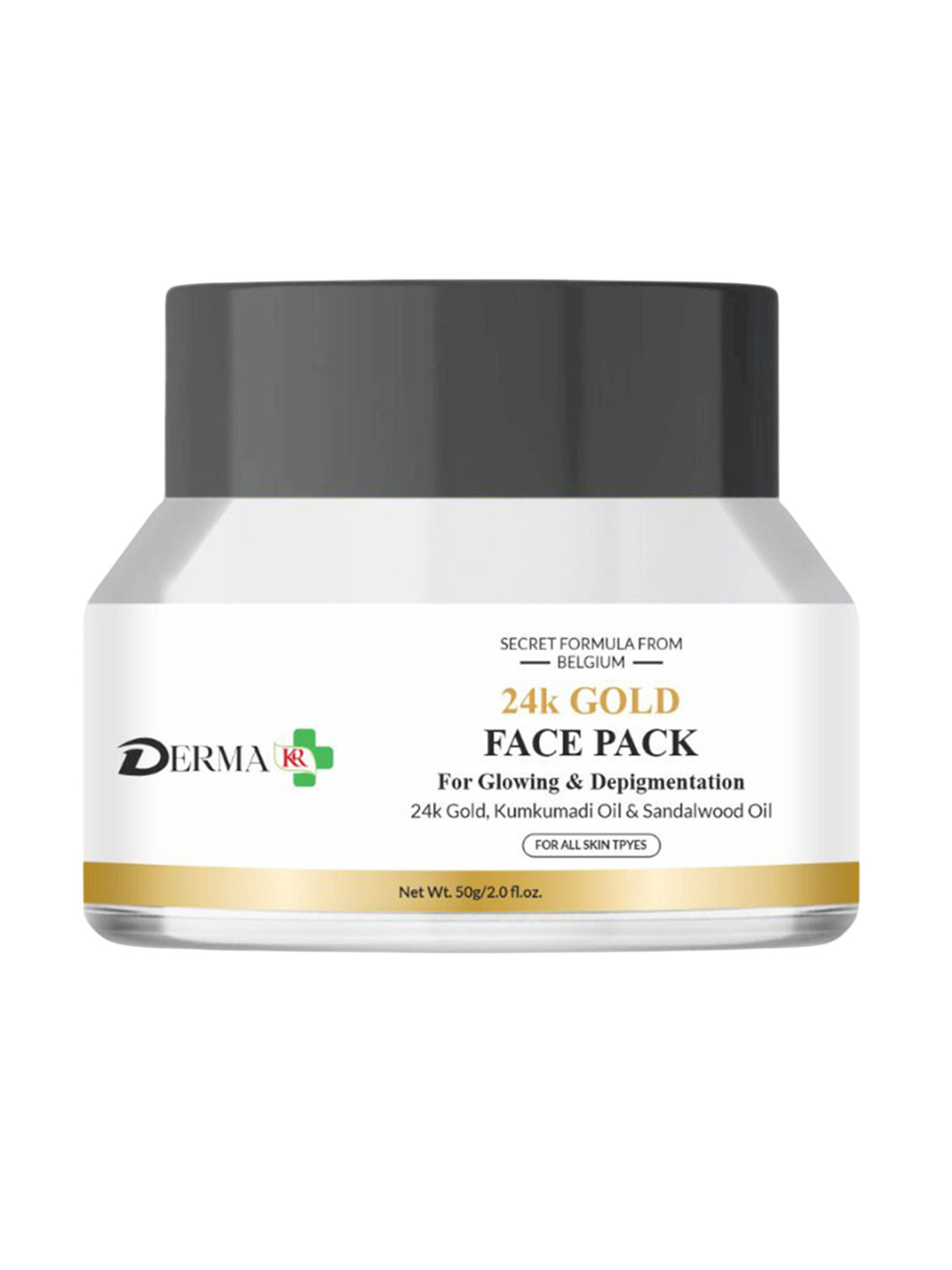 DERMA KR 24K Gold Face Pack - 50 g