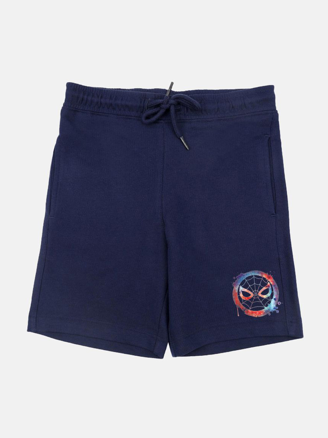 YK Marvel Boys Spider-Man Character Printed Regular Fit Outdoor Shorts