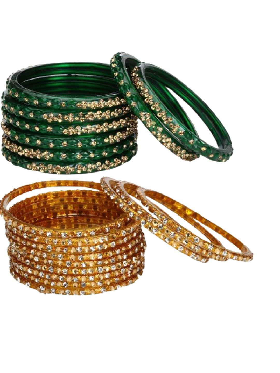 1ST TIME Green Alloy Bangle