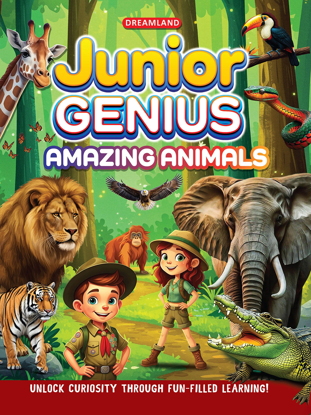 Dreamalnd Junior Genius Amazing Animals Book
