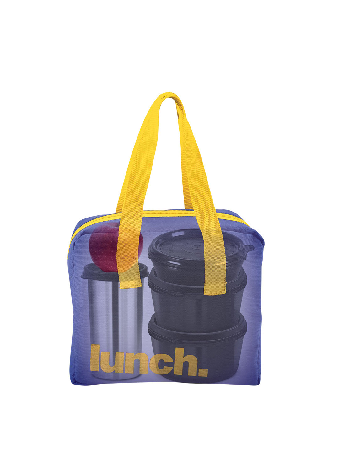 Milton The Lunch Bag I Insulated Tiffin Bag for Office 2.56 L Navy Blue