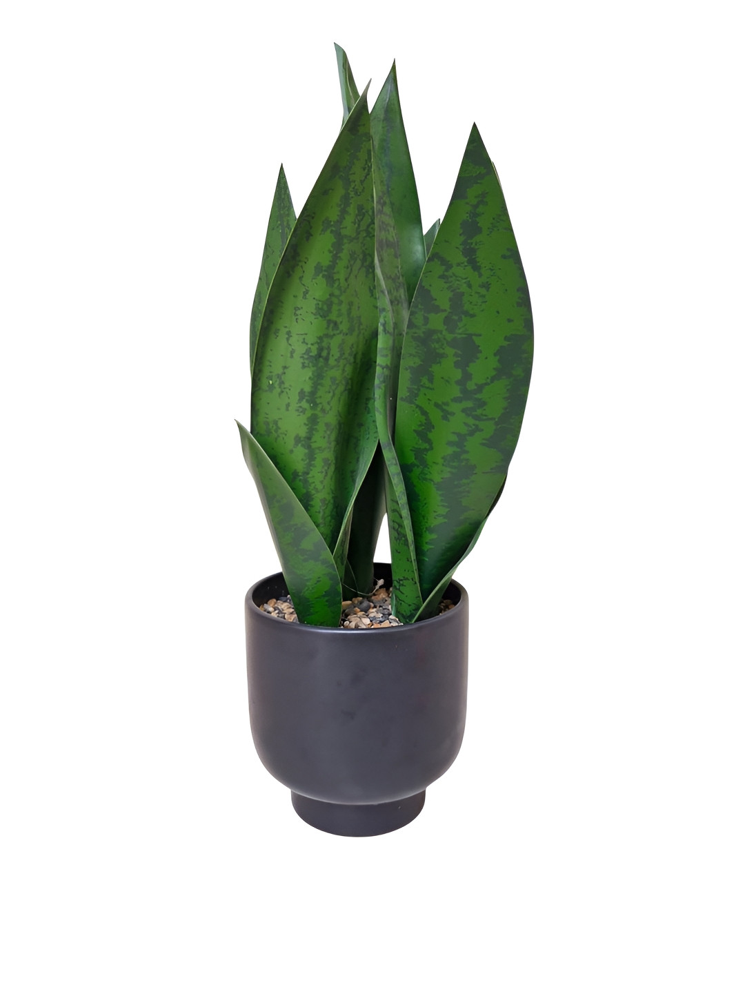 Chitra Artworks Green & Black Artificial Flower With Pot