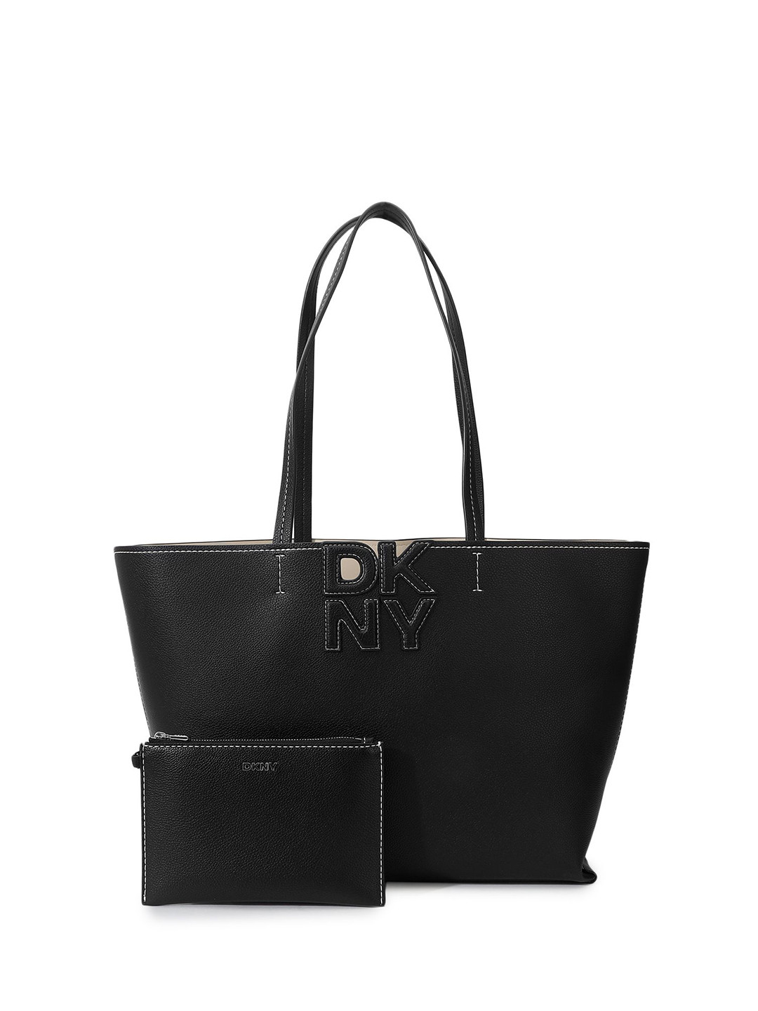 DKNY Shopper Tote Bag with Cut Work