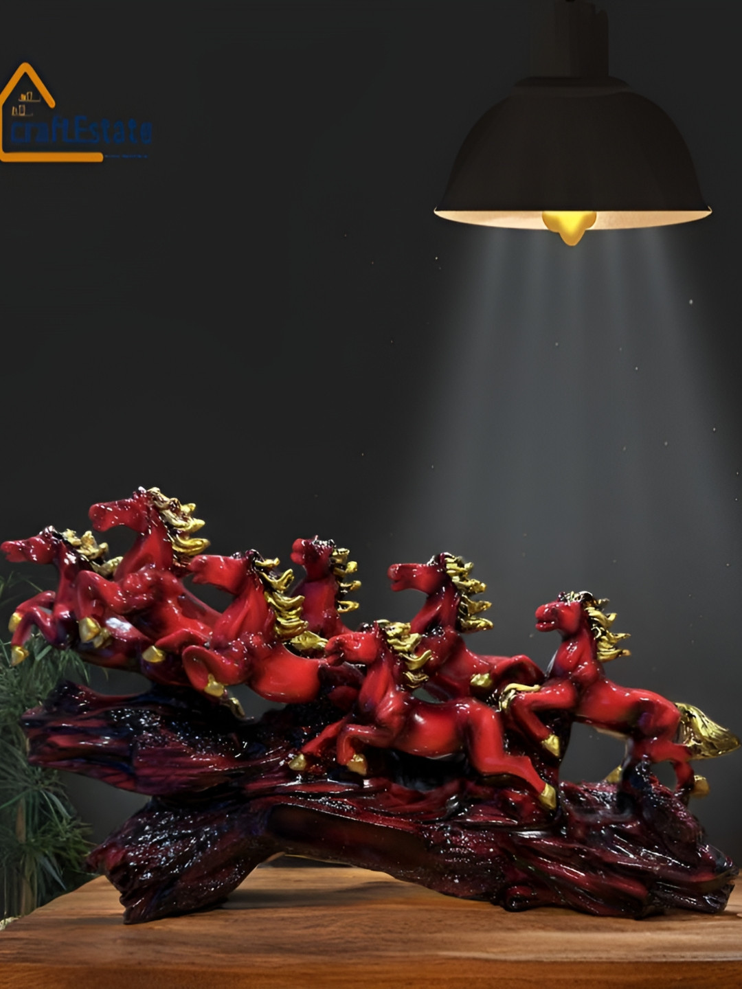 CraftEstate Red Fengshui Figurine Showpiece