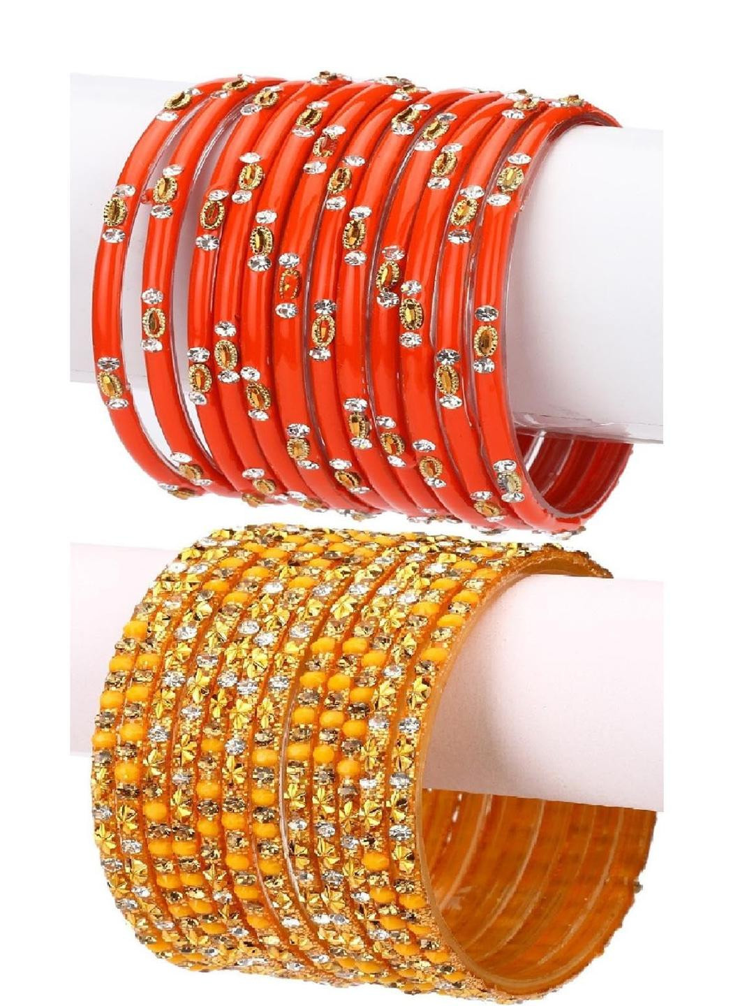 1ST TIME Orange Alloy Bangle