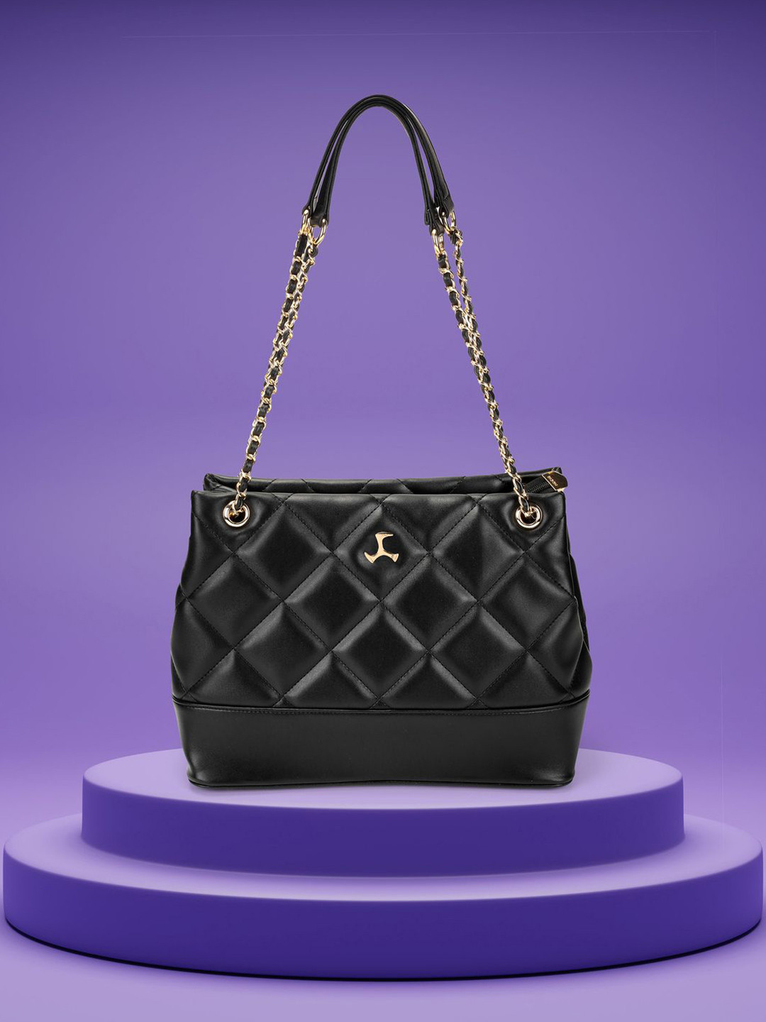 Mochi Bowling Sling Bag With Quilted