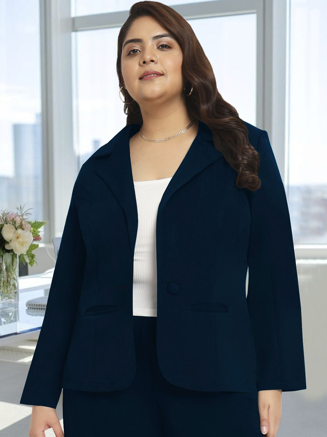 wild U Tailored-Fit Single Breasted Blazer