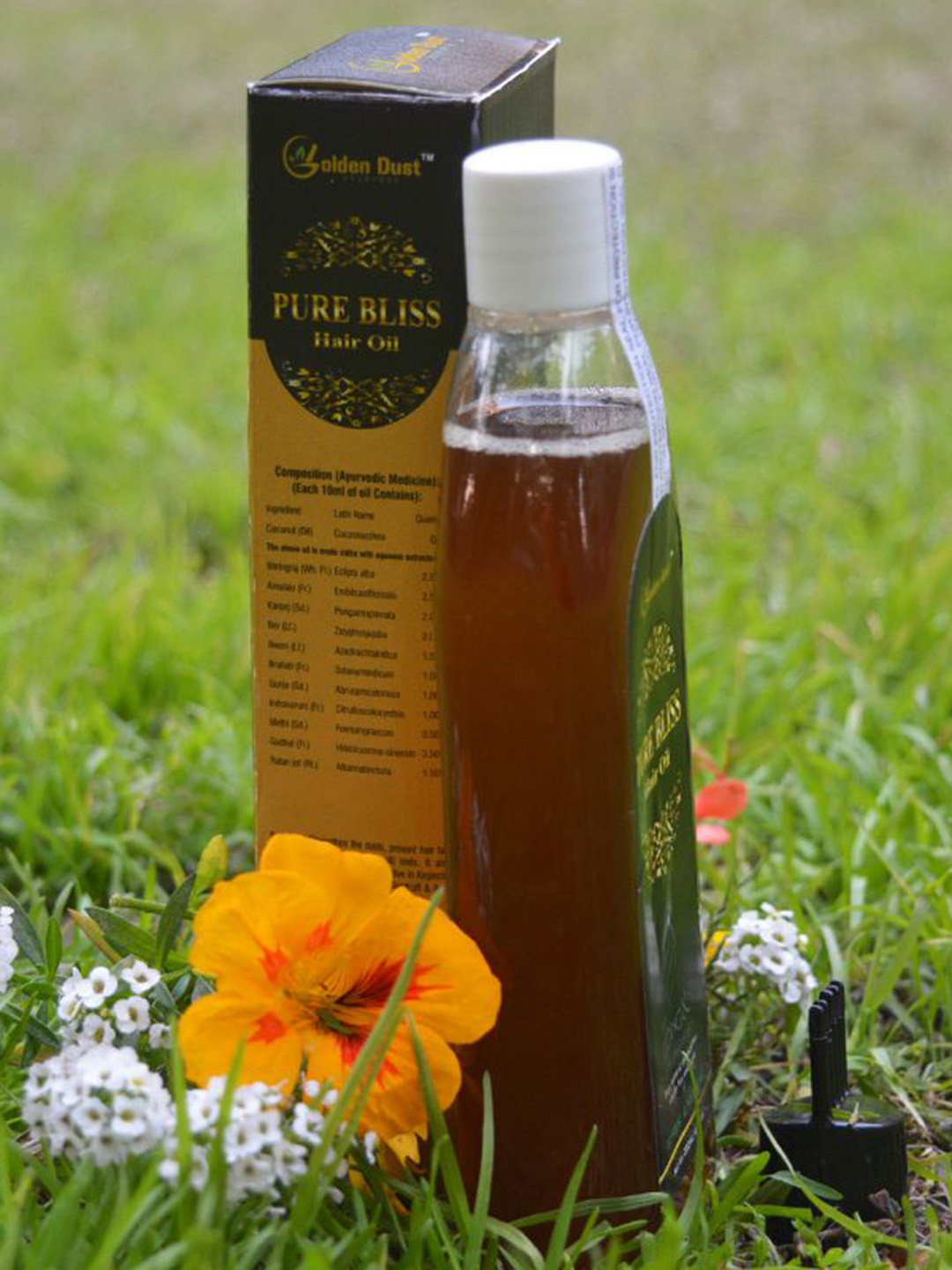 GOLDEN DUST AYURVEDA Pure Bliss Hair Oil For Reduce Hair Fall - 200 ml