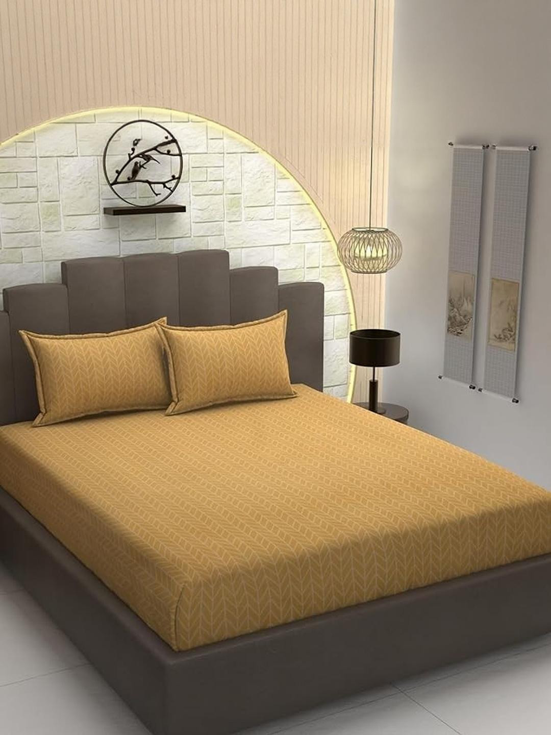 RADECOR Yellow Queen Bedsheets