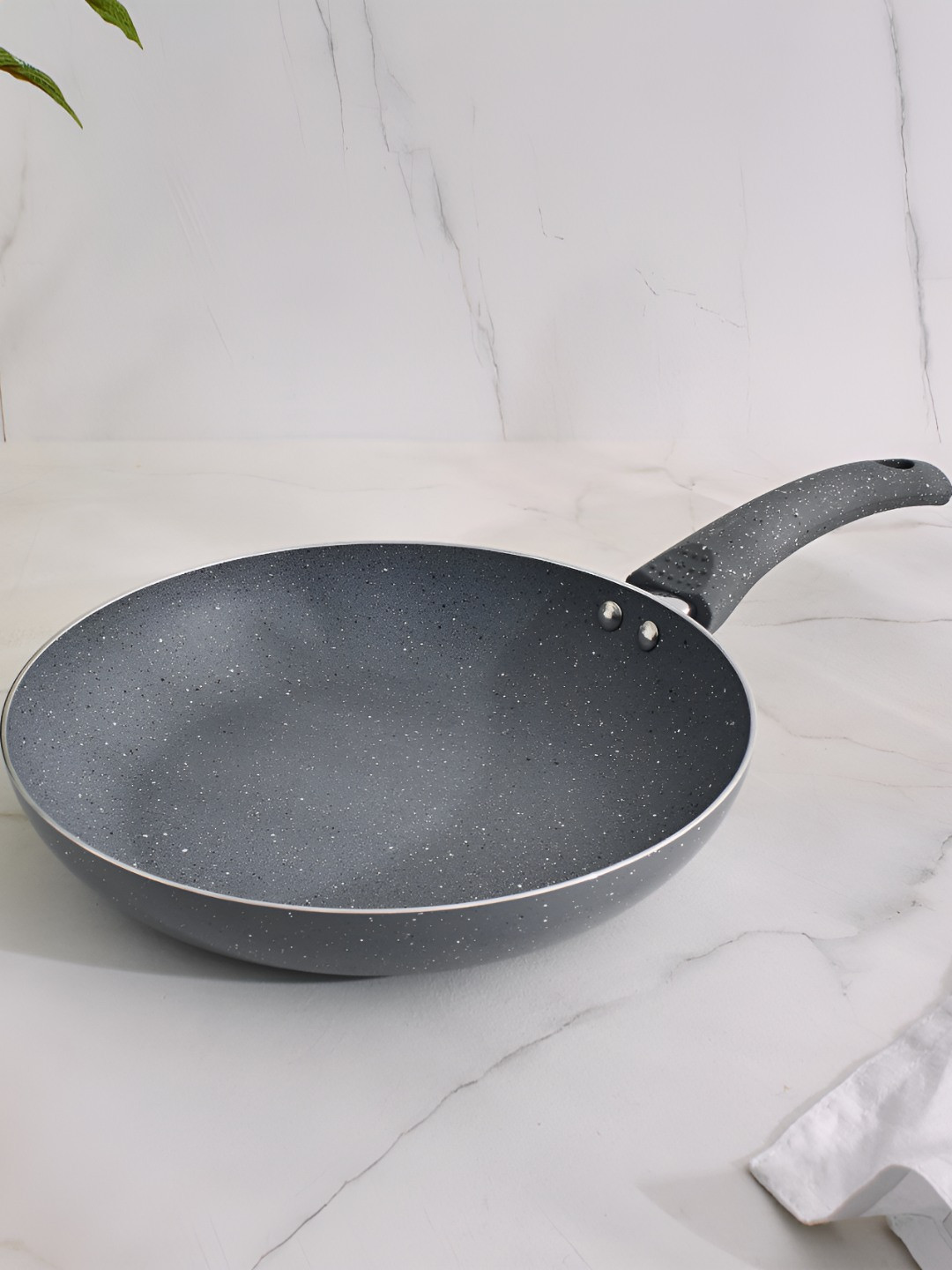 Home Centre Blair Nevada Grey Easy to Clean Aluminium Pan-24.5cm