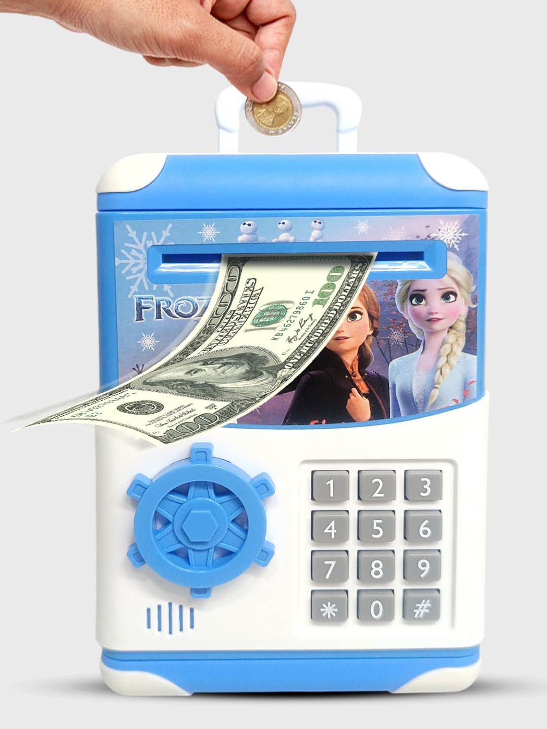 PLANET of Toys Kids Trolley Case Piggy Bank Musical Toy