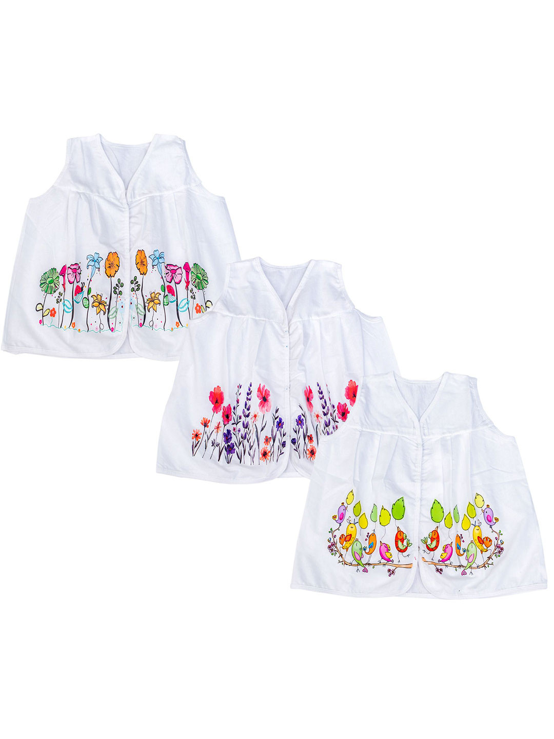 BAESD Girls Pack of 3 MangoPies Floral Print Fit & Flare Dress