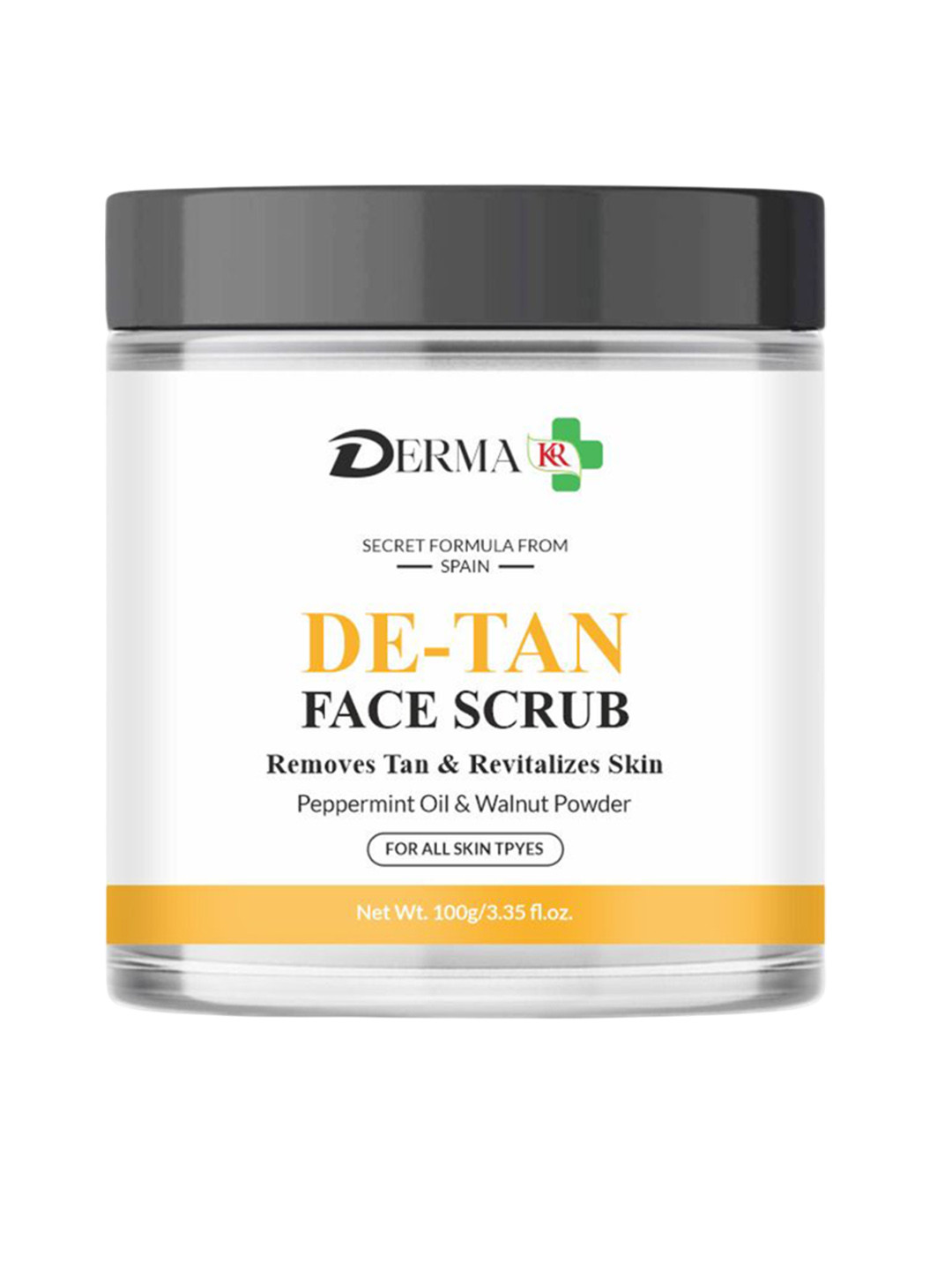 DERMA KR D-tan Face Scrub - 100 g