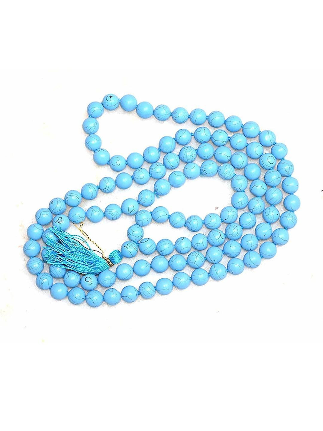 AURRA STORES Blue Metal Necklace