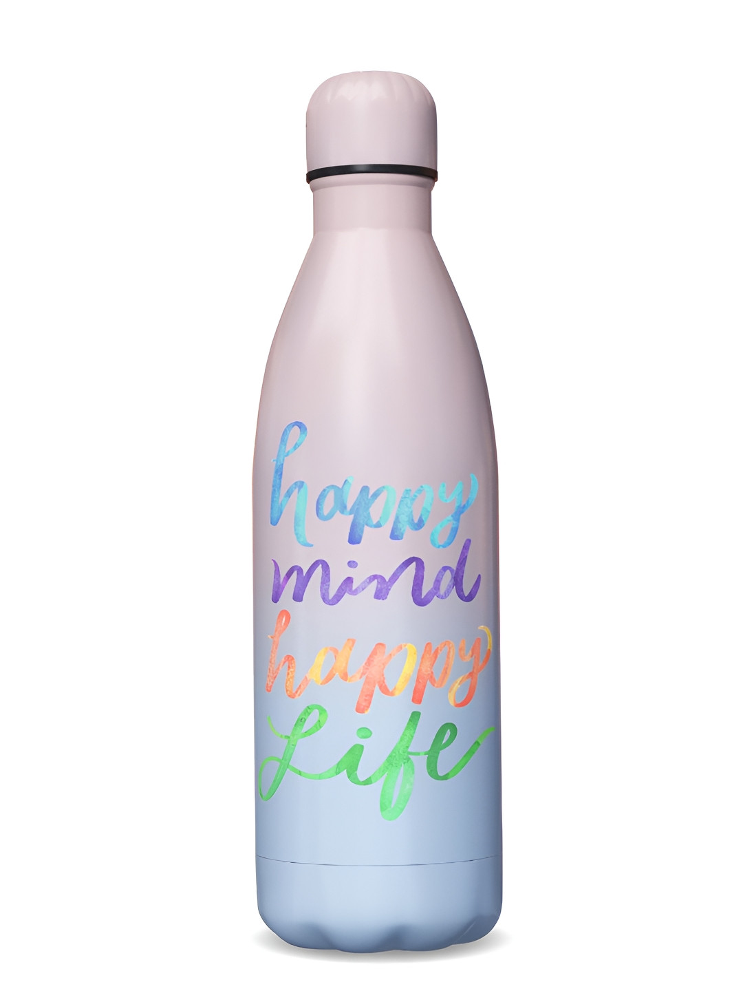 Speedex Pink Printed Stainless Steel Vacuum Insulate Hot & Cold Water Bottle 450 ML