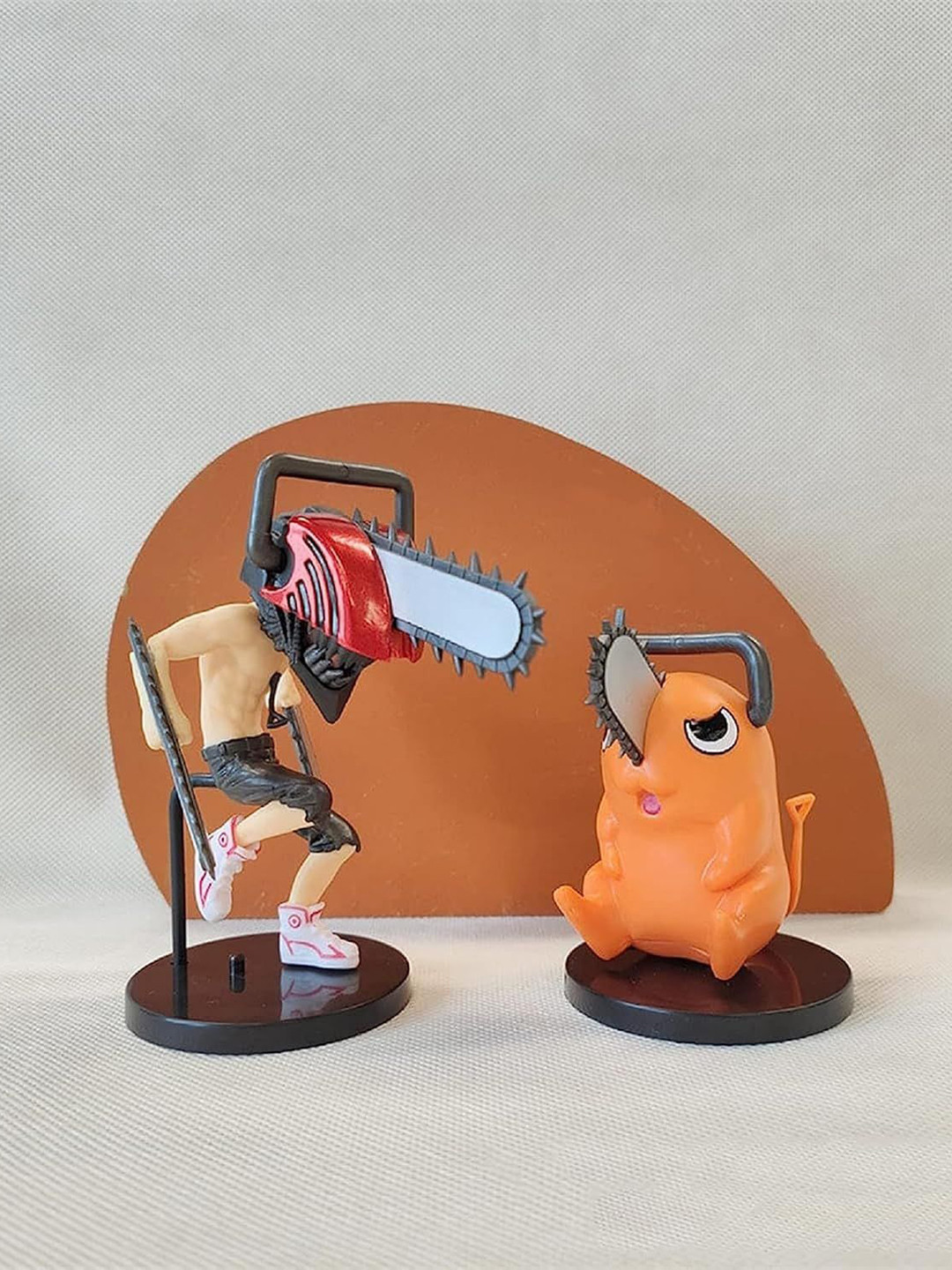 AUGEN Kids 2Pc Chainsaw Man Action Figure Toys