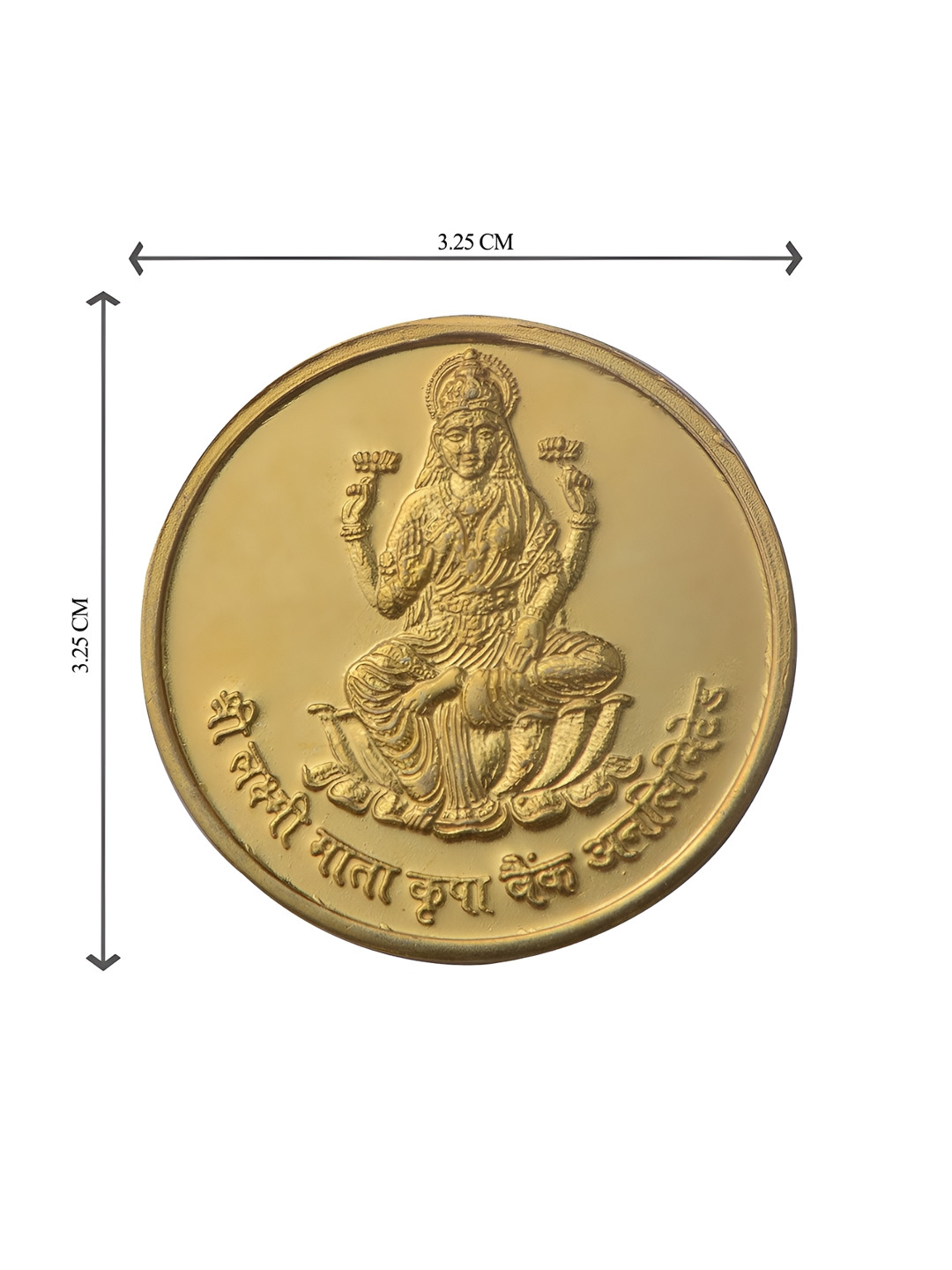 Pray Everyday 7-Pcs Gold-Plated Lakshmi MataCoins
