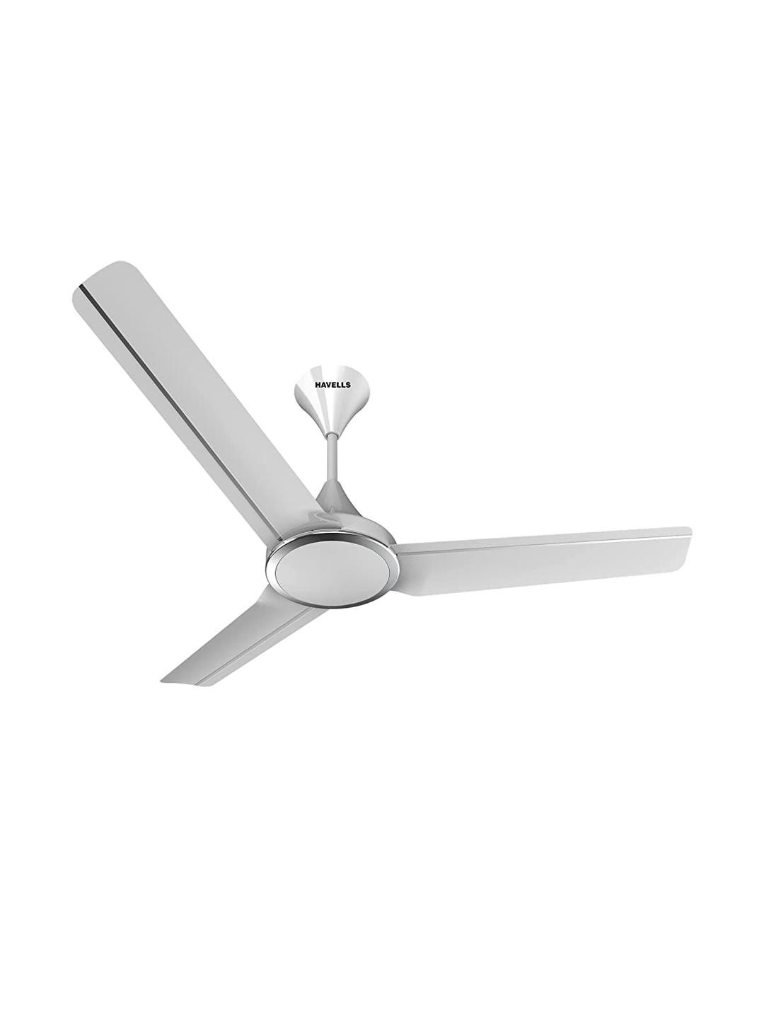 Havells Trinity Es  Pearl Wht chrome 1200 Mm Ceiling Fan