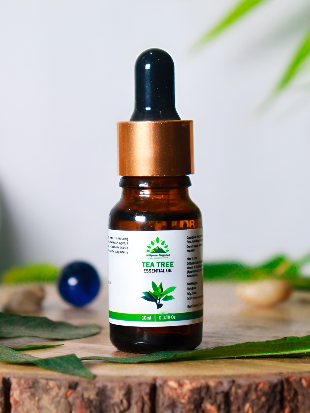 Hillpure Organic Tea Tree Pure & Natural Essential Oil - 10 ml