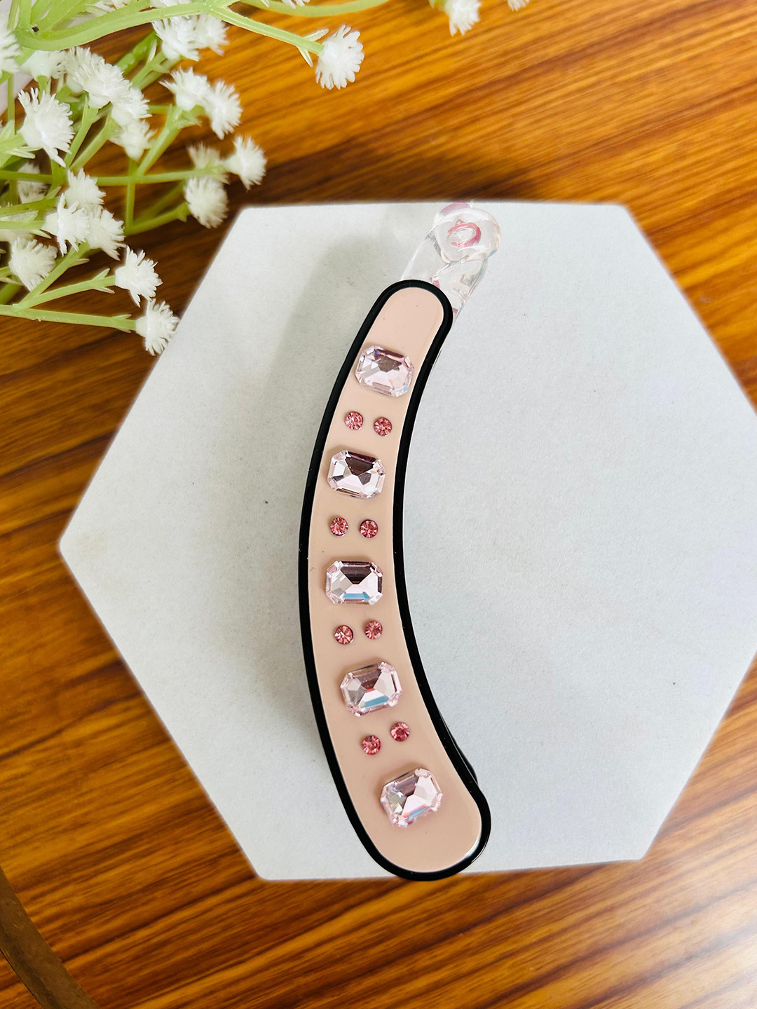 Radhya Accessories Women Daisy Bling Bofeini Banana Clip