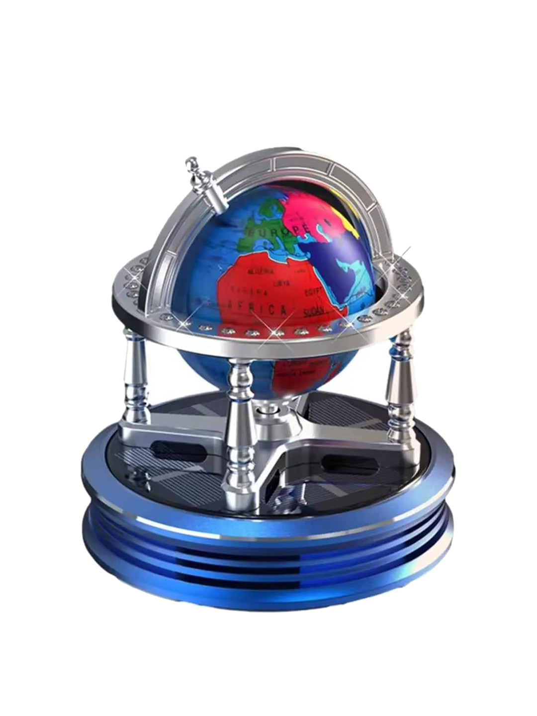 AUGEN Solar Globe Design Rotating Car Air Freshener