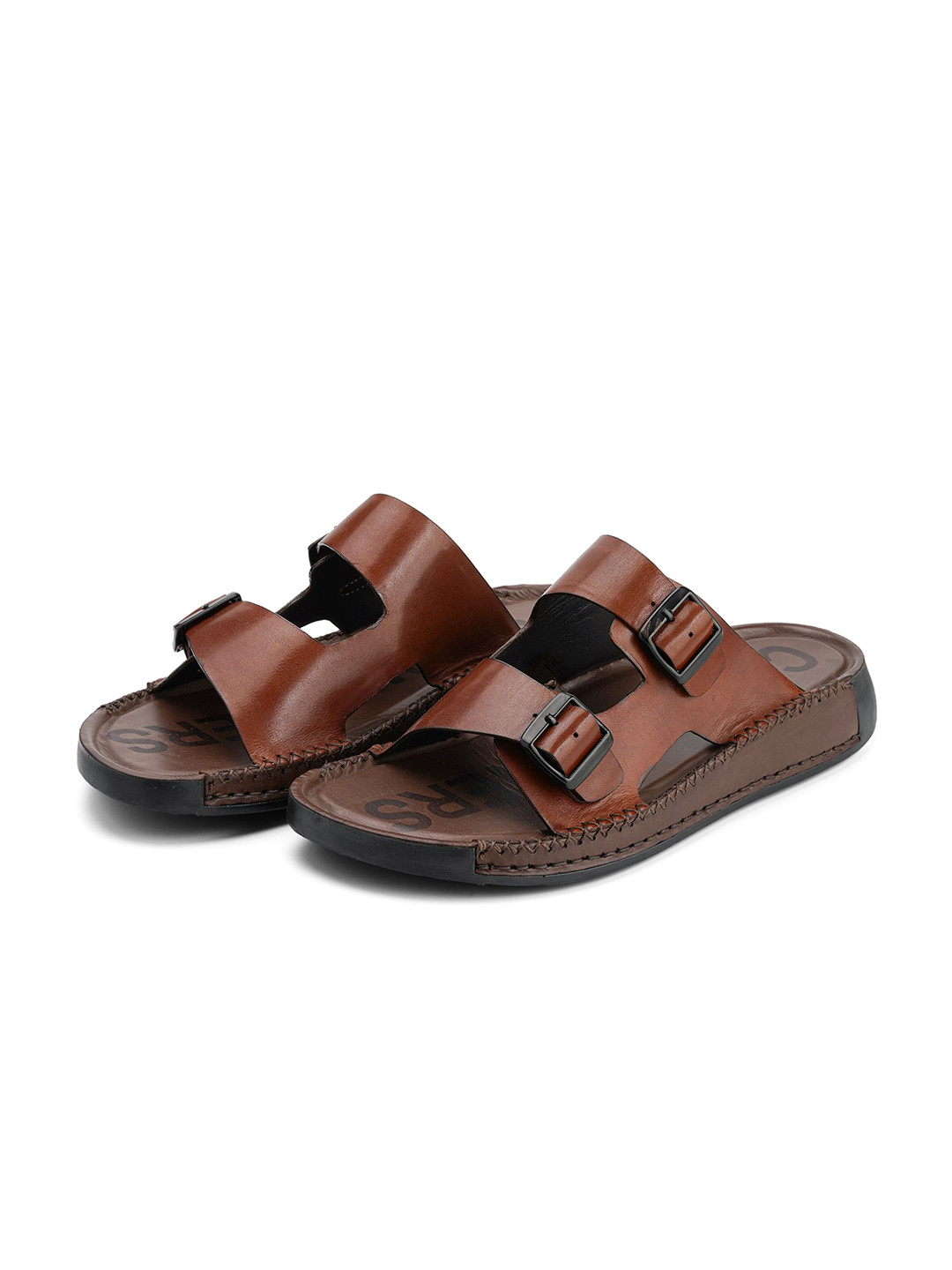 CORDWAINERS Men Solace Leather Comfort Sandals