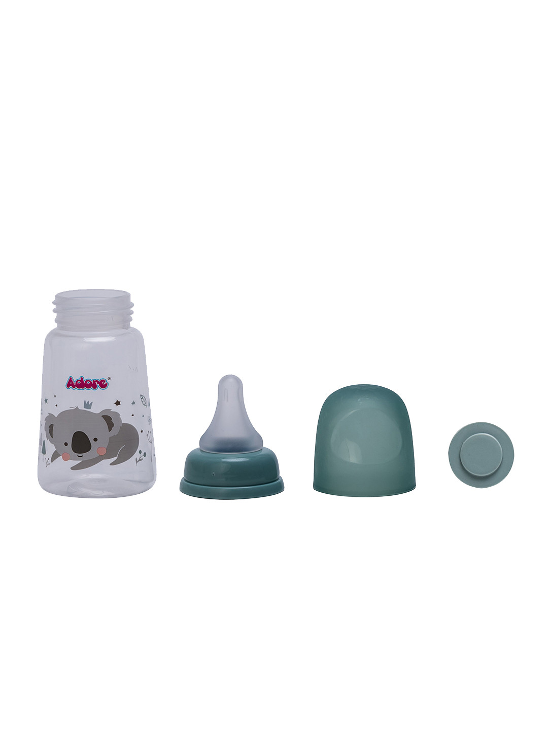 Adore Kids England Narrow Neck Feeding Bottles - 125 ml -Green