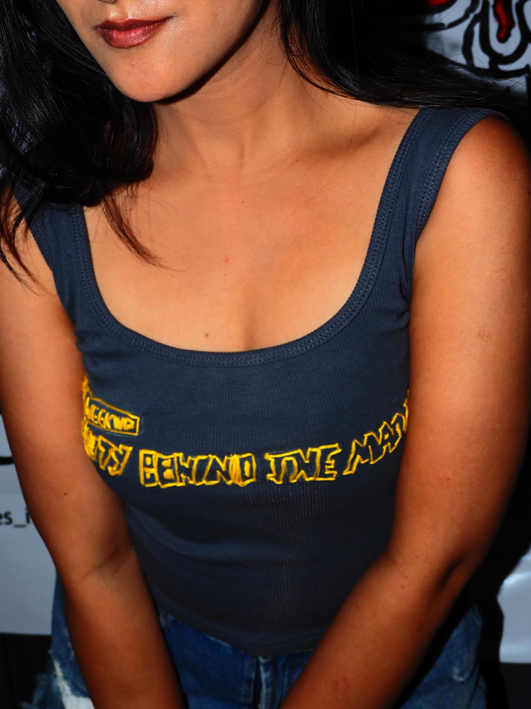 BANGS AND CRACKLES Women Graphic Printed Cotton Tank Top