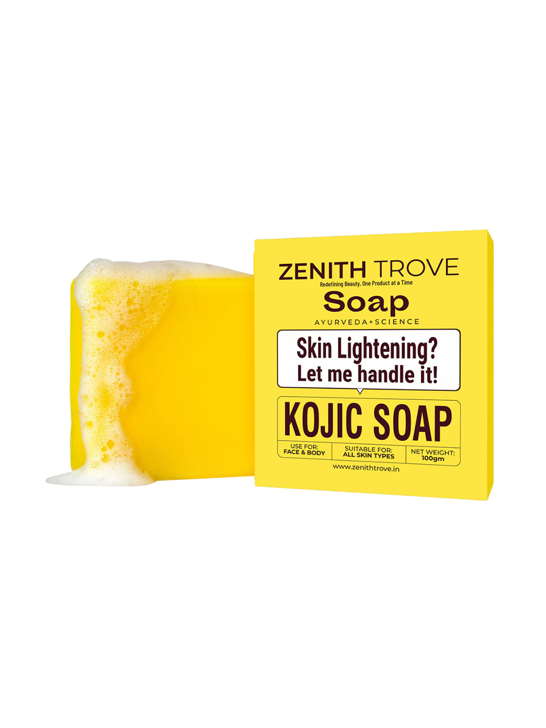 Zenith Trove Kojic Acid Soap For Dark Spots - 100 g