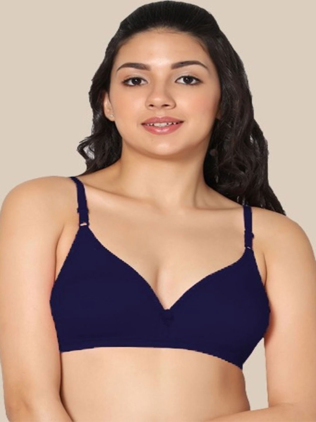 Eden Women Solid Non Wired Non Padded Medium Coverage Daily Wear Bra