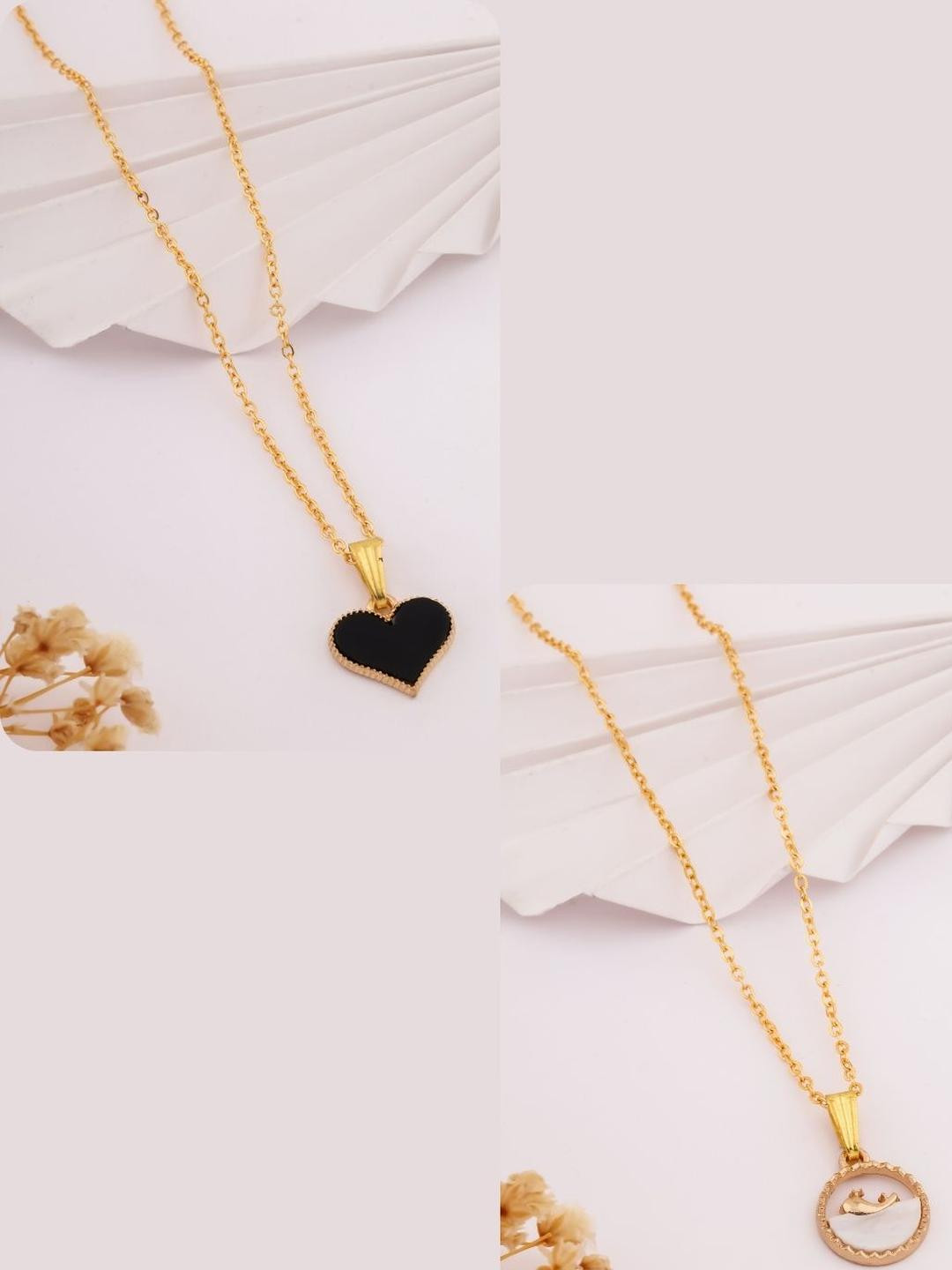 DressBerry set of 2 women's necklace chain