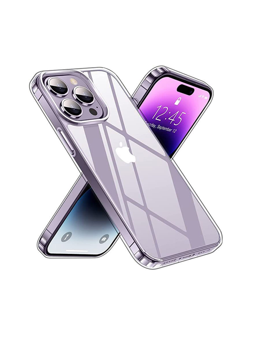 CASE CREATION iPhone 13 Pro Clear Back Case Mobile Accessories