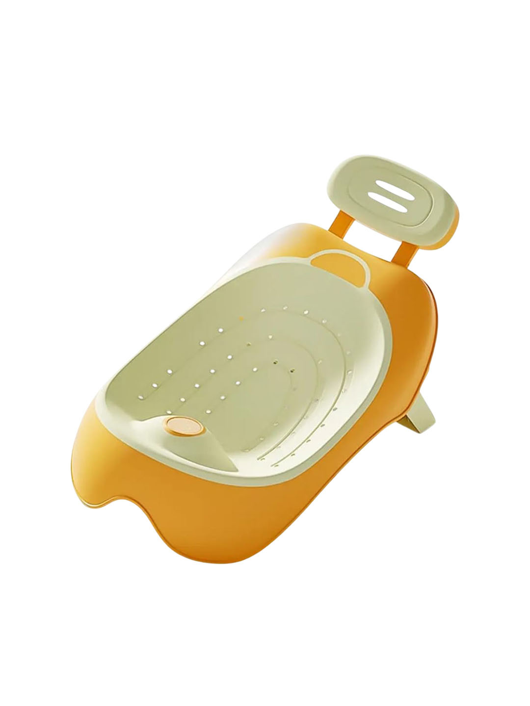 GUCHIGU Orange Coloured Infants Soft Anti-Slip BathTub