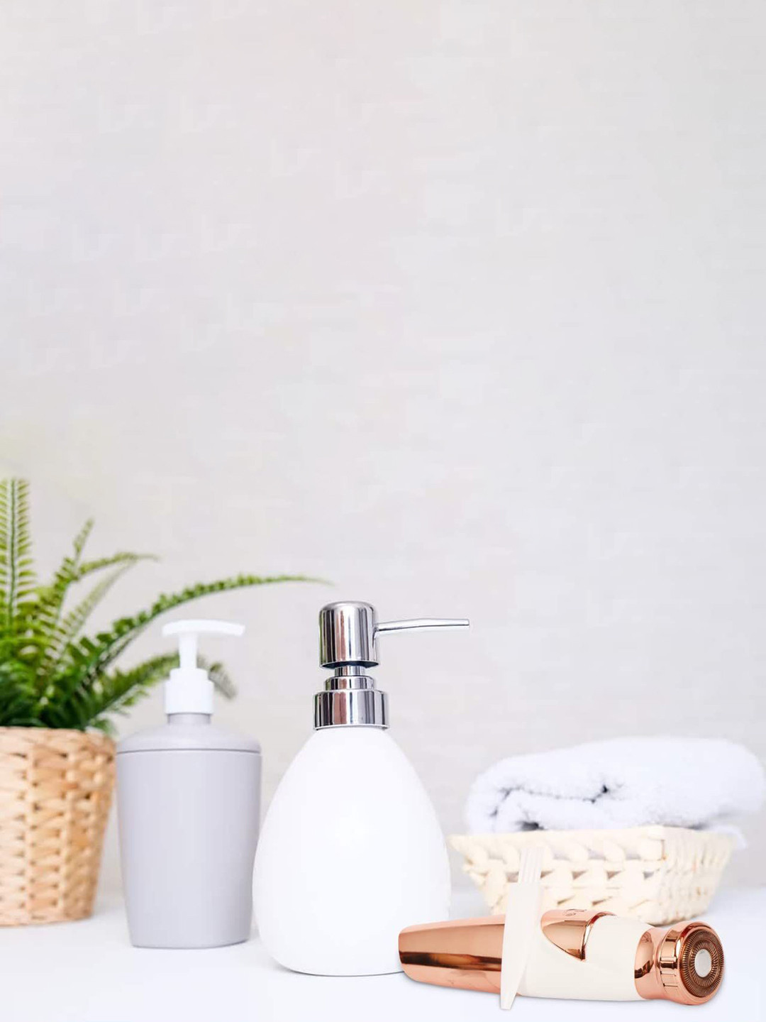 PAINLESS Portable Facial Hair Remover - Rose Gold