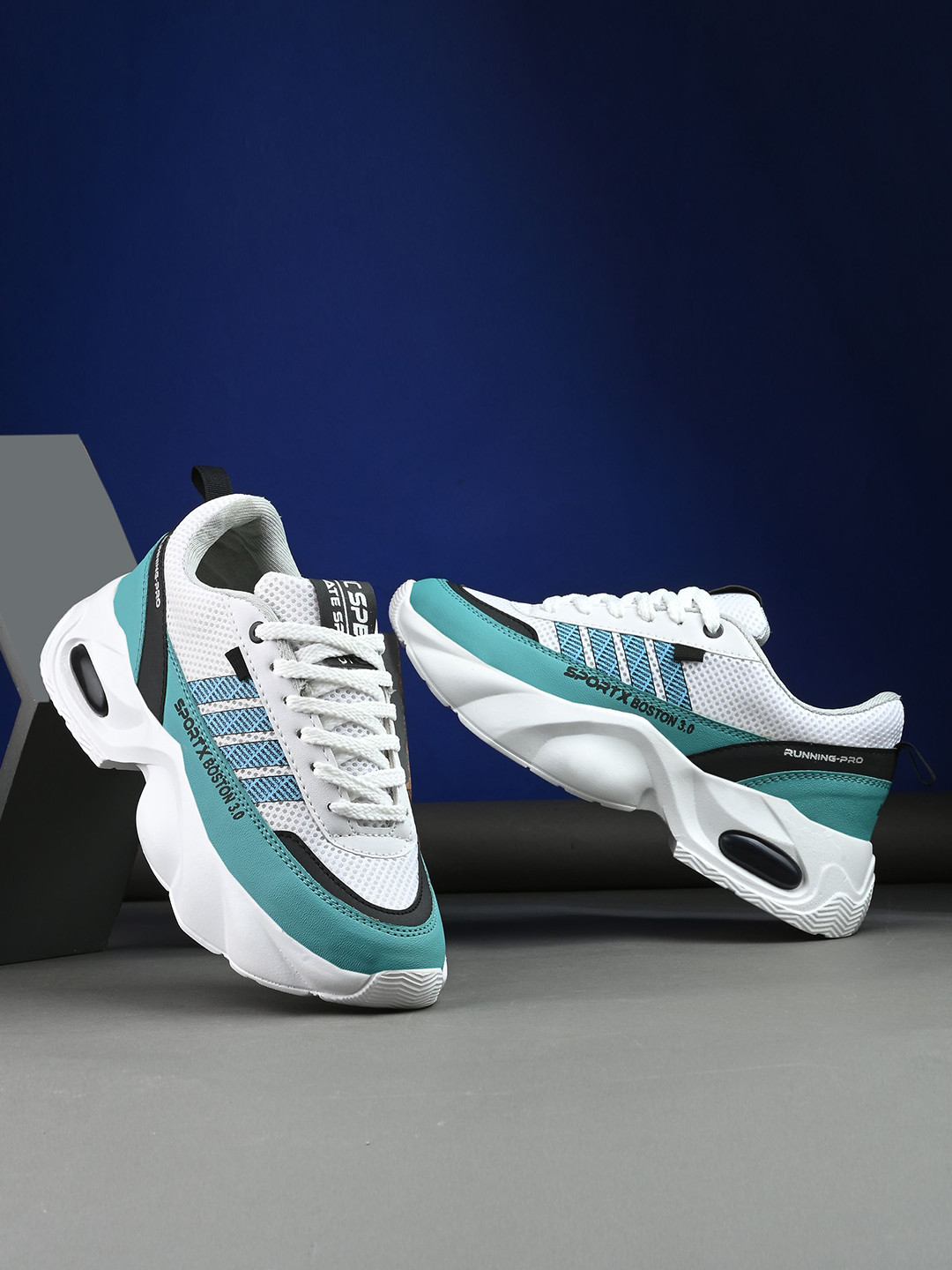 JK Port Men Lace-Ups Outdoor Non-Marking Running Shoes