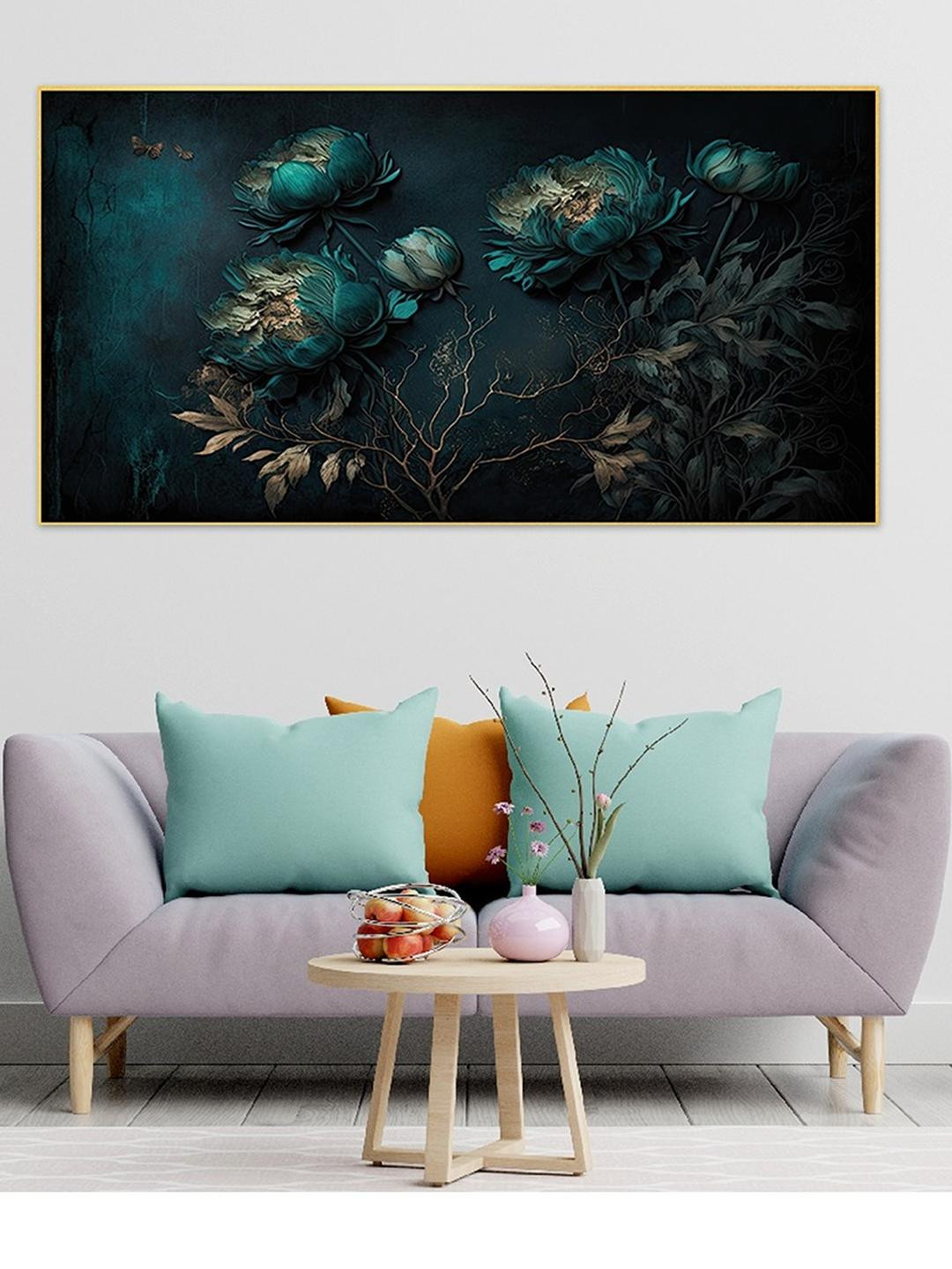 DEKORSTATION Floral Canvas Wall Art