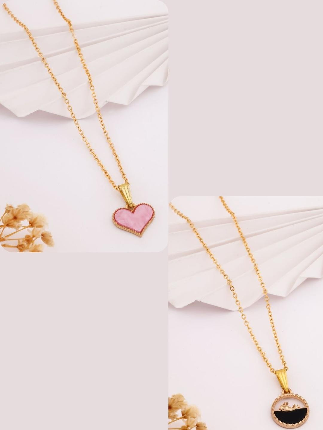DressBerry set of 2 women's necklace chain