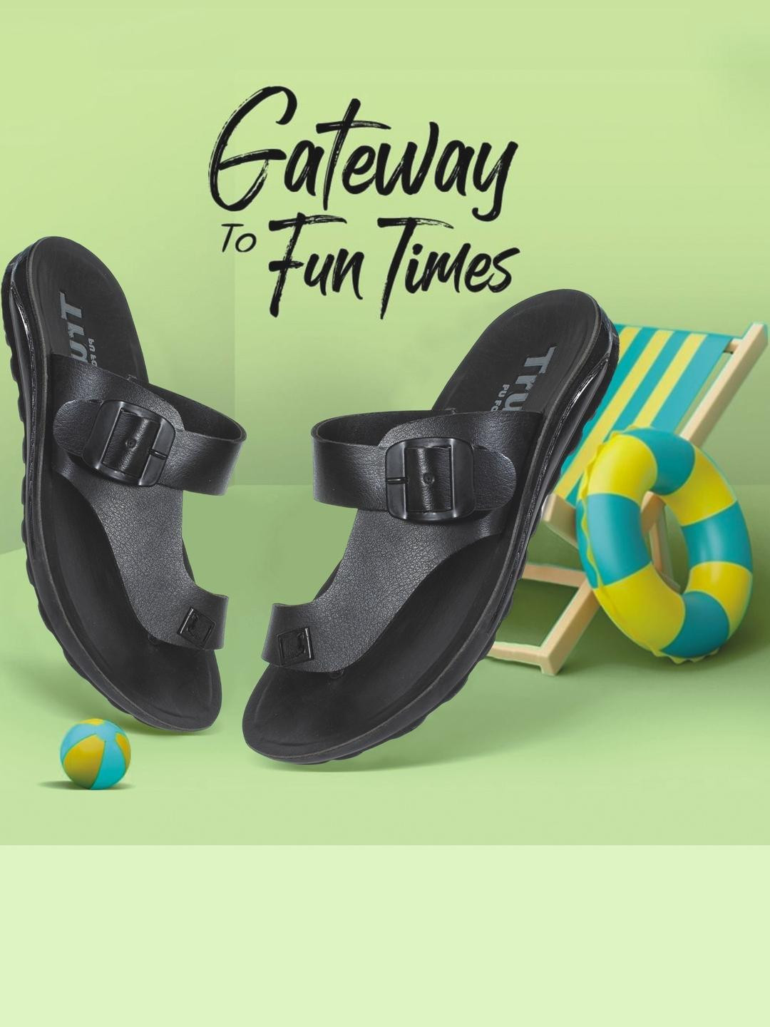 Trump Boys PU Flip Flops