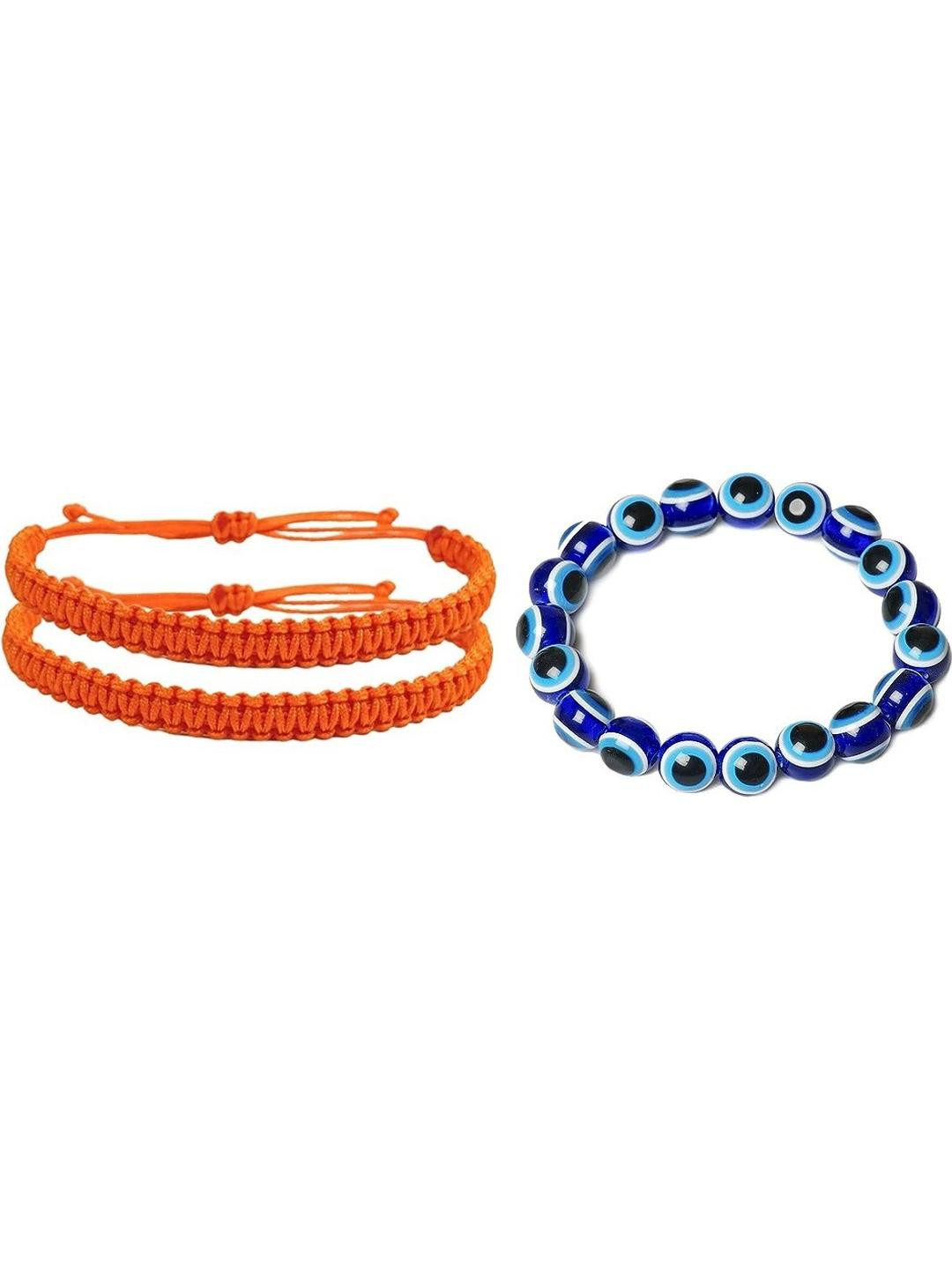 QNAM Orange Fabric Bracelet