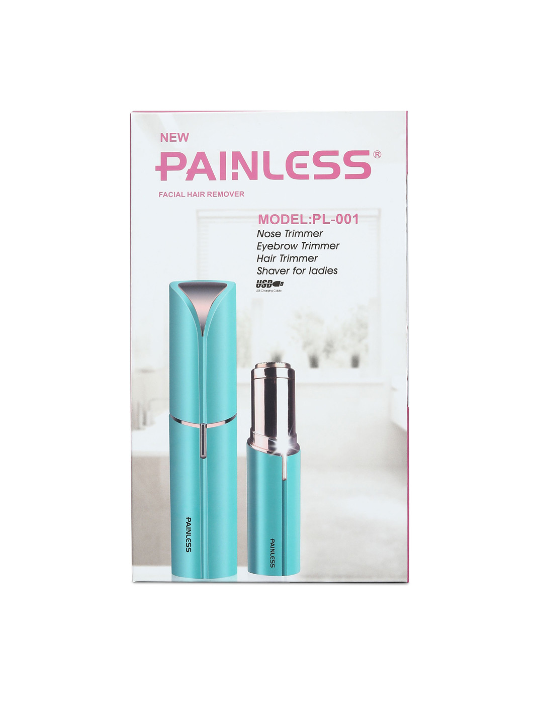 PAINLESS Hidden Blade Technology Portable Eyebrow Trimmer - PL001