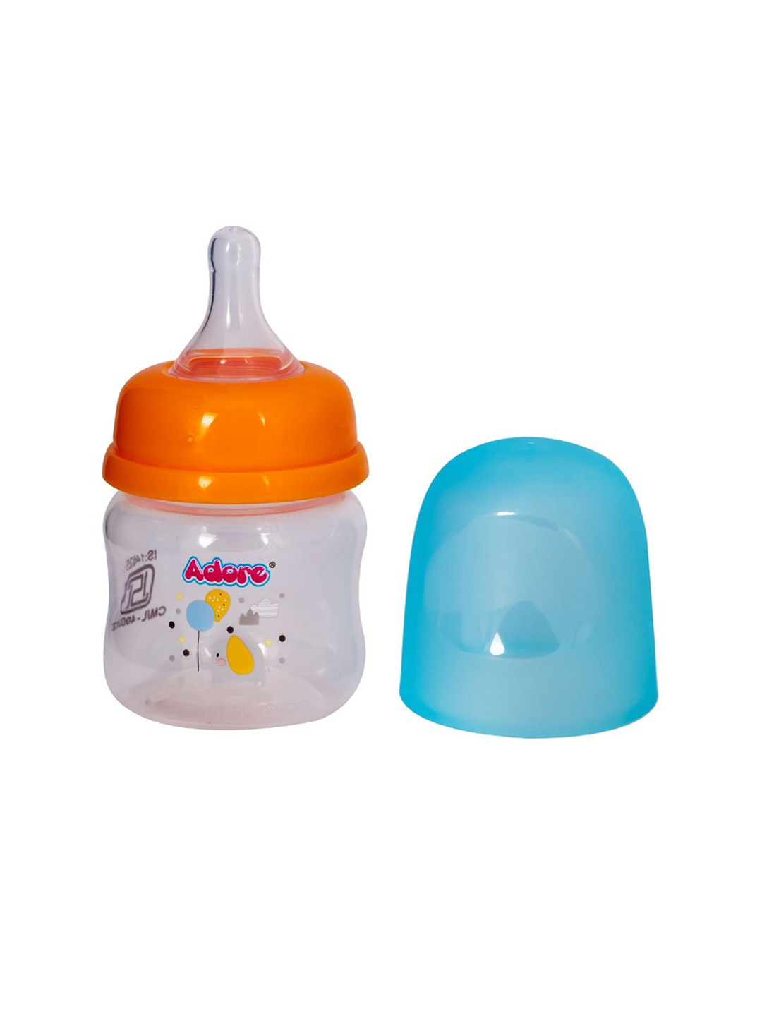 Adore Kids England Narrow Neck Feeding Bottles - 60 ml - Blue