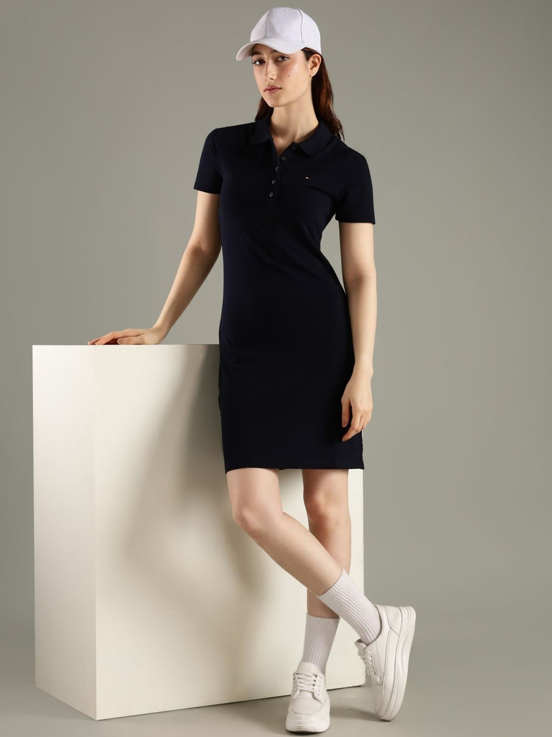 Tommy Hilfiger Shirt Coller T-shirt Dress