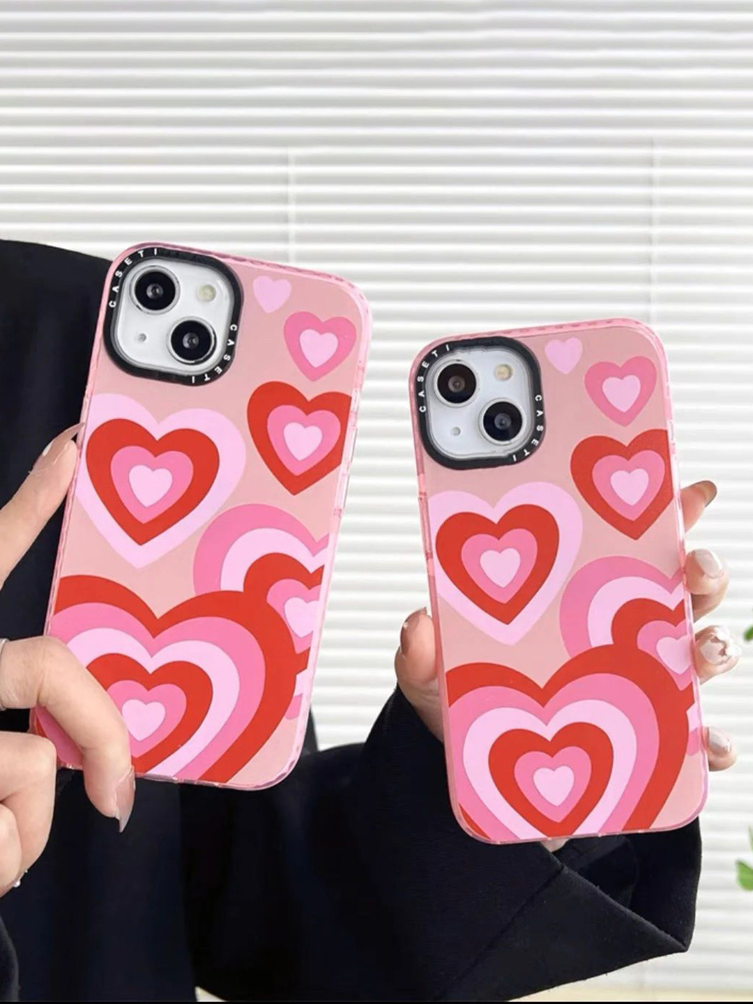 CASE CREATION Heart Real 3D iPhone 13 Pro Max Back Case Mobile Accessories